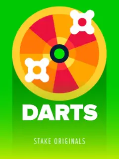 Darts by Stake Originals, in-house game in the Stake lobby