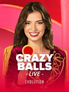 Crazy Balls by Evolution, game show in the Stake lobby