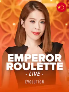 Emperor Roulette by Evolution, live table in the Stake lobby