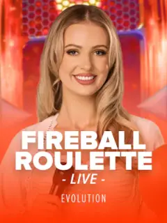 Fireball Roulette by Evolution, live table in the Stake lobby