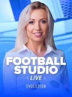Football Studio by Evolution, live table in the Stake lobby
