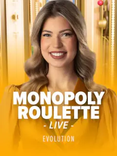 MONOPOLY Roulette by Evolution, game show in the Stake lobby