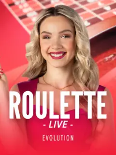 Roulette Lobby by Evolution, live table in the Stake lobby