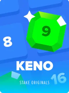 Keno by Stake Originals, in-house game in the Stake lobby