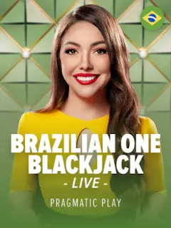 Brazilian ONE Blackjack by Pragmatic Play, live table in the Stake lobby