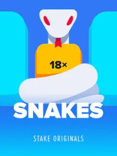 Snakes by Stake Originals, in-house game in the Stake lobby