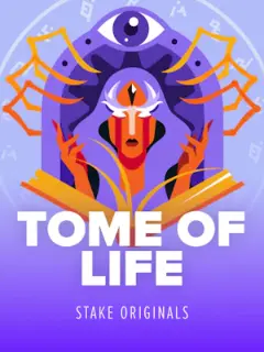 Tome of Life by Stake Originals, in-house game in the Stake lobby
